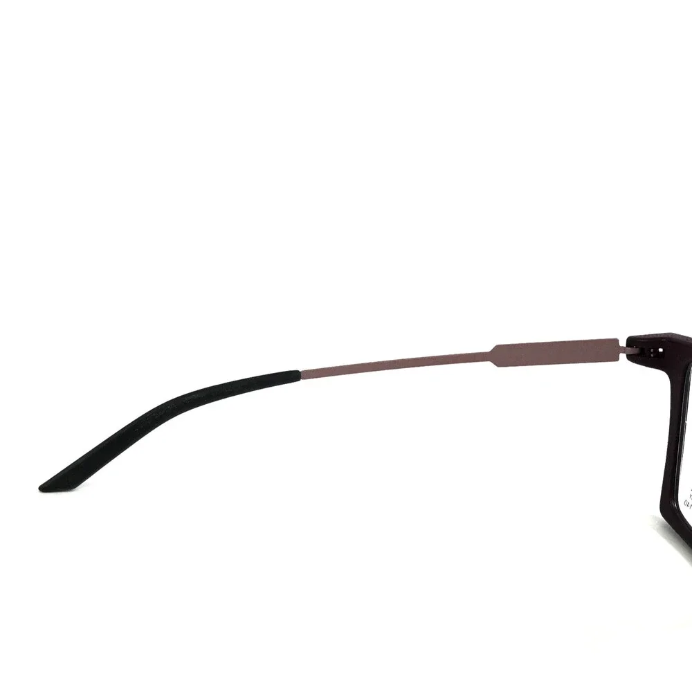 Monoqool Eyeglasses Frames HL51 HELLO Dark Aubergine Matte Purple 47-20-145